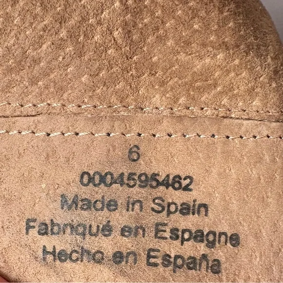 Free People Cedar Leather Clogs Boho Coastal Cowgirl Platform Heel Parchment 38 - Picture 6 of 8